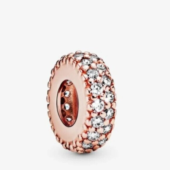 Pandora Clear Sparkle Spacer Charm - Picture 1 of 5